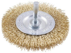 FESTA Csapos körkefe 75 mm sárgaréz bevonat (22028F) - munkaruhakozpont