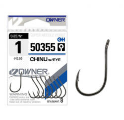 Owner Hooks Chinu with Eye horog, 4, 9 db (O50355-4)