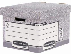 Fellowes Archiváló konténer, karton, standard, Fellowes® Bankers Box System, 10 db/csomag, (00810-FFEU) - cartridge
