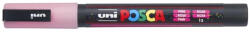 uni Dekormarker 0, 9-1, 3mm, Uni-Posca PC-3ML csillámló rózsaszín (2UPC3MLR) - cartridge