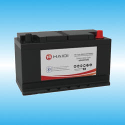 Haidi 12.8V 100Ah LiFePo4 zárt, gondozásmentes akkumulátor M8 Bluetooth kommunikációval (HD12.8-100)
