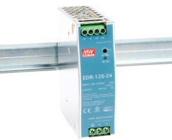 MEAN WELL EDR-120-24 24V 5A 120W tápegység (EDR-120-24)