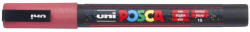 uni Dekormarker 0, 9-1, 3mm, Uni-Posca PC-3ML csillámló piros (2UPC3MLP) - cartridge