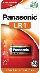 Panasonic Cell Power LR1 1.5V alkáli/tartós elemcsomag (LR1-1BP-PAN)