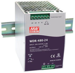 MEAN WELL WDR-480-24 24V 20A 480W tápegység (WDR-480-24)