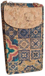 Plazabox Női mobiltelefon táska és pénztárca egyben parafa (na-1607-green)