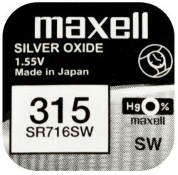 VARTA Maxell SR716SW 315 V315 1.55V alkáli elem