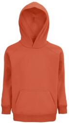SOL'S Gyerek kapucnis pulóver Stellar - Sötét narancssárga | 12 éves (142/152) (SOLS-03576-1000312579)