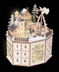 small foot Calendar advent cu piramidă de Crăciun Small Foot