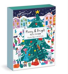 Galison Calendar Advent Merry & Bright Puzzle