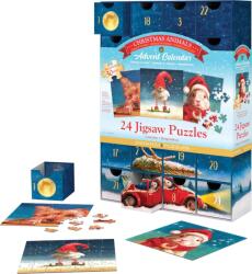 Eurographics Calendar advent Eurographics puzzle - Animăluțe de Crăciun
