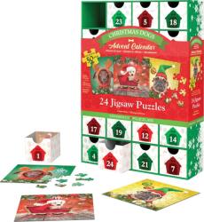 Eurographics Calendar advent Eurographics puzzle - Căţei de Crăciun