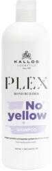 Kallos Plex Bond Builder No Yellow hamvasító sampon növényi proteinnel és peptid komplex-szel, 500 ml - hajpatika