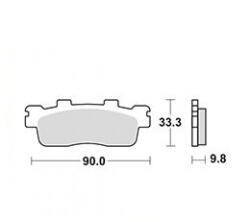 JMT Placute frana TRW Lucas MCB830 (7870405MA)
