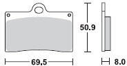 JMT Placute frana TRW Lucas MCB540 (7872864MA)