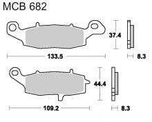 JMT Placute frana sinter Kawasaki ER 500 D Twister 1 ER500AD ER500ADA051001 - 2001- 2002 TRW MCB682SV (7870645MA)
