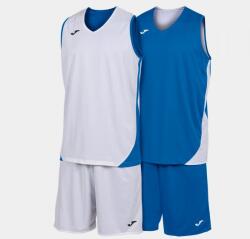 Joma KANSAS TWO-PIECE SET kosárlabda szett azúrkék fehér 2XS