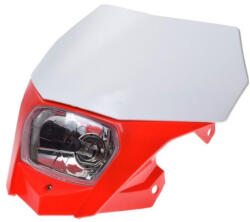 WMX Carena + far, Enduro, culoare alb rosu (AW2357) - mxenduro