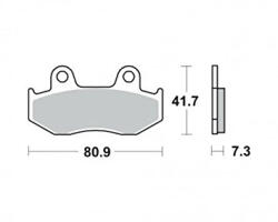 JMT Placute frana MCB534 (7871031MA)