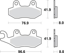 JMT Placute frana MCB582SI (7872930MA)
