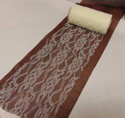  krém csipke dekoranyag (10 cm * 9, 3 m)