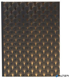 Exacompta Vendégkönyv, 27x22 cm, 50 lap, EXACOMPTA 'Neo Deco', fekete (47985E)