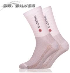 Herbert Dr. Silver Activ - Ezüstszálas zokni, sportos kialakítással Fehér, 38-40 97275