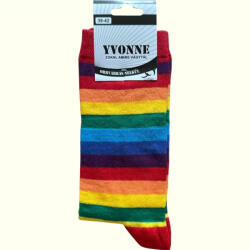 Yvonne csíkos zokni 1 pár (Yv1006)