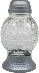  Madona Temetői Üveg Led 21 Cm Ezüst Színű Gömb