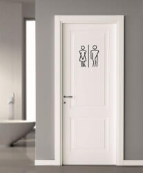 matrica. shop WC ajtó matrica 3