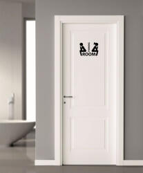 matrica. shop WC ajtó matrica 12