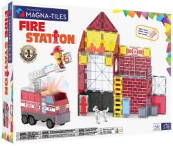 Magna-Tiles Fire Station, 50 piese Jucarii de constructii magnetice