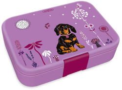 Ars Una Uzsonnás doboz ARS UNA Cute Animals-Puppy osztott műanyag 216x153x52 mm (15.19151)