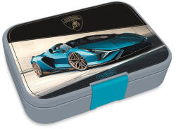 Ars Una Uzsonnás doboz ARS UNA Lamborghini osztott műanyag 216x153x52 mm (15.19148)