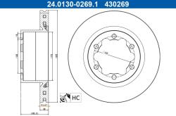ATE Disc frana VW Crafter, MAN TGE ATE 24.0130-0269.1 (24.0130-0269.1)