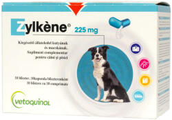 Vétoquinol VETOQUINOL Zylkene 225mg, supliment sistem nervos & calmante câini, capsule VETOQUINOL Zylkene 225mg, M-XL, supliment sistem nervos & calmante câini, cutie, 10 capsule