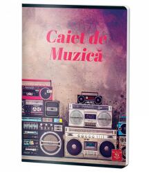 Pigna Caiet A4, muzica, 24 file, Pigna (CC-MUZ24A4)