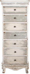 Clayre & Eef Comoda lemn multicolor vintage 56x43x145 cm (5H0737) Comoda