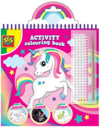 SES Creative Carte de colorat activă cu luciu 3 în 1 (117)