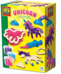 SES Creative Plastilină - Sclipici neon pentru unicorni (410)