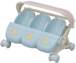 EPOCH Sylvanian Families Cărucior pentru tripleți (5533) Figurina