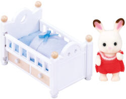 EPOCH Sylvanian Families Set de iepurași de ciocolată pui (pat pentru copii) (5017) Figurina
