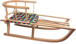 HordokTolgyfabol Fa szánkó háttámlával kicsi 43 x 35 x 88 cm