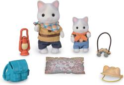 EPOCH Sylvanian Families Sylvanian Families - Set de explorare palpitant - Fratele și bebelușul Pisica Latte 5763 (5763) Figurina