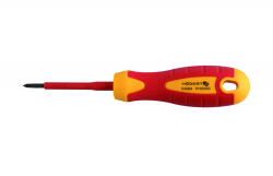 Högert Technik Szigetelt csavarhúzó PH1 80 mm, 1000 V, S2 acél (HT1S922)