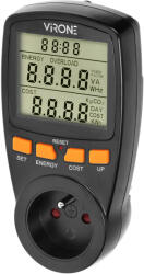 ORNO Contor de energie cu ecran LCD, negru (O-EM-4_B)