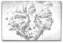  PontPöttyöző - Álom szigete Méret: 20x30cm, Keretezés: Műanyagtáblával, Szín: Fekete