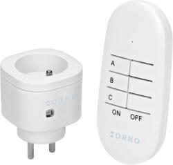 ORNO Priză mini wireless cu control 1+1 (O-OR-GB-461)
