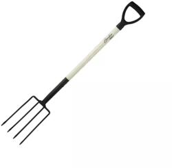 DEDRA-EXIM Furcă de săpat cu coadă de lemn, mâner de plastic tip D 120 80C017 (DED-80C017) Furca