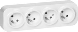 ORNO Priză cvadruplă albă, 16A, 230V, 8 buc (O-OR-OE-7210_W_8)